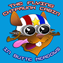 The Flying Chipmunk Cabin Logo 1