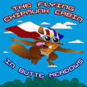 The Flying Chipmunk Cabin Logo 2